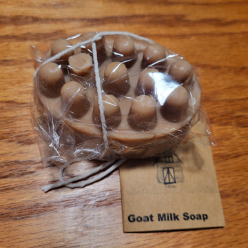 Massage Bar Baked Apples & Mulled Spice 4 oz. Goat's Milk Soap